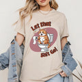 Funny Cat Let That Shit Go Cute Toilet Humor - Adult & Kids T-Shirts, Sweatshirts & Hoodies apparel design preview 1