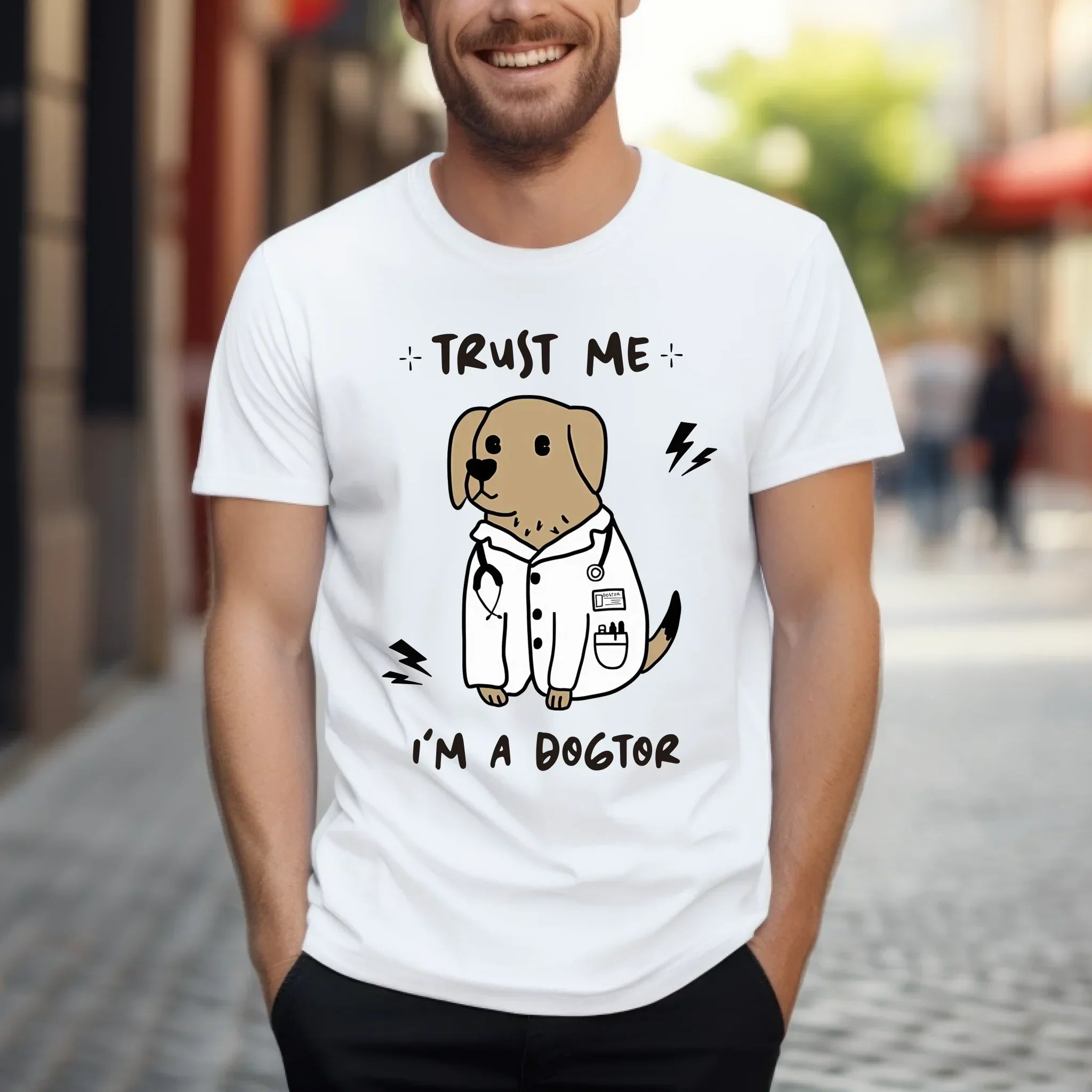 Trust Me I'M Doctor Ducktor" Funny - Adult & Kids T-Shirts, Sweatshirts & Hoodies apparel design preview 1