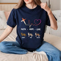 Custom Cat Faith Hope Love Personalized Pet Add Breed - Adult & Kids T-Shirts, Sweatshirts & Hoodies apparel design preview 1