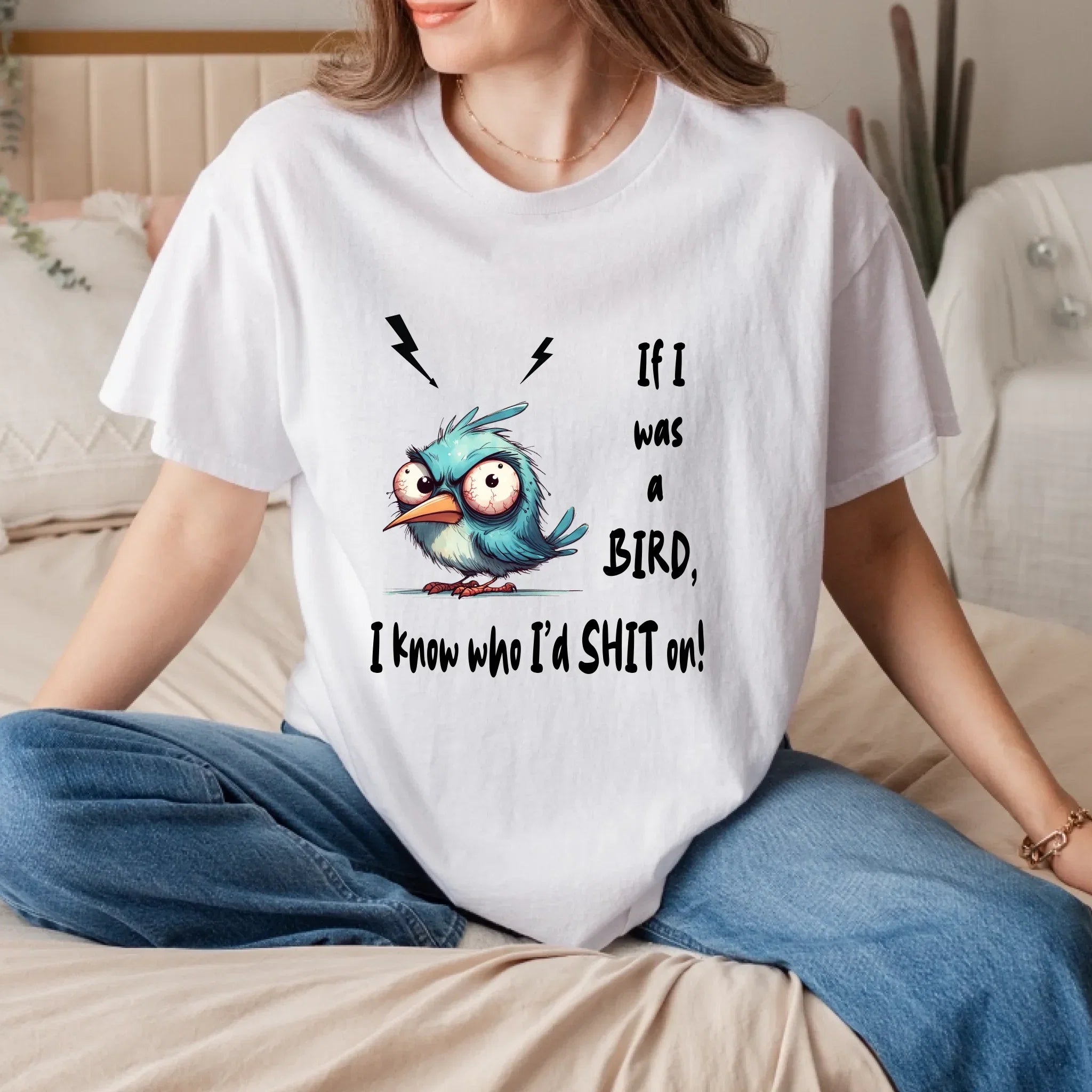 Funny Bird If I Was Know Who I'D Sh*T Sarcastic Humor - Adult & Kids T-Shirts, Sweatshirts & Hoodies apparel design preview 1