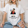 Custom Graduation Personalized Photo Name School Year - Adult & Kids T-Shirts, Sweatshirts & Hoodies apparel design preview 1