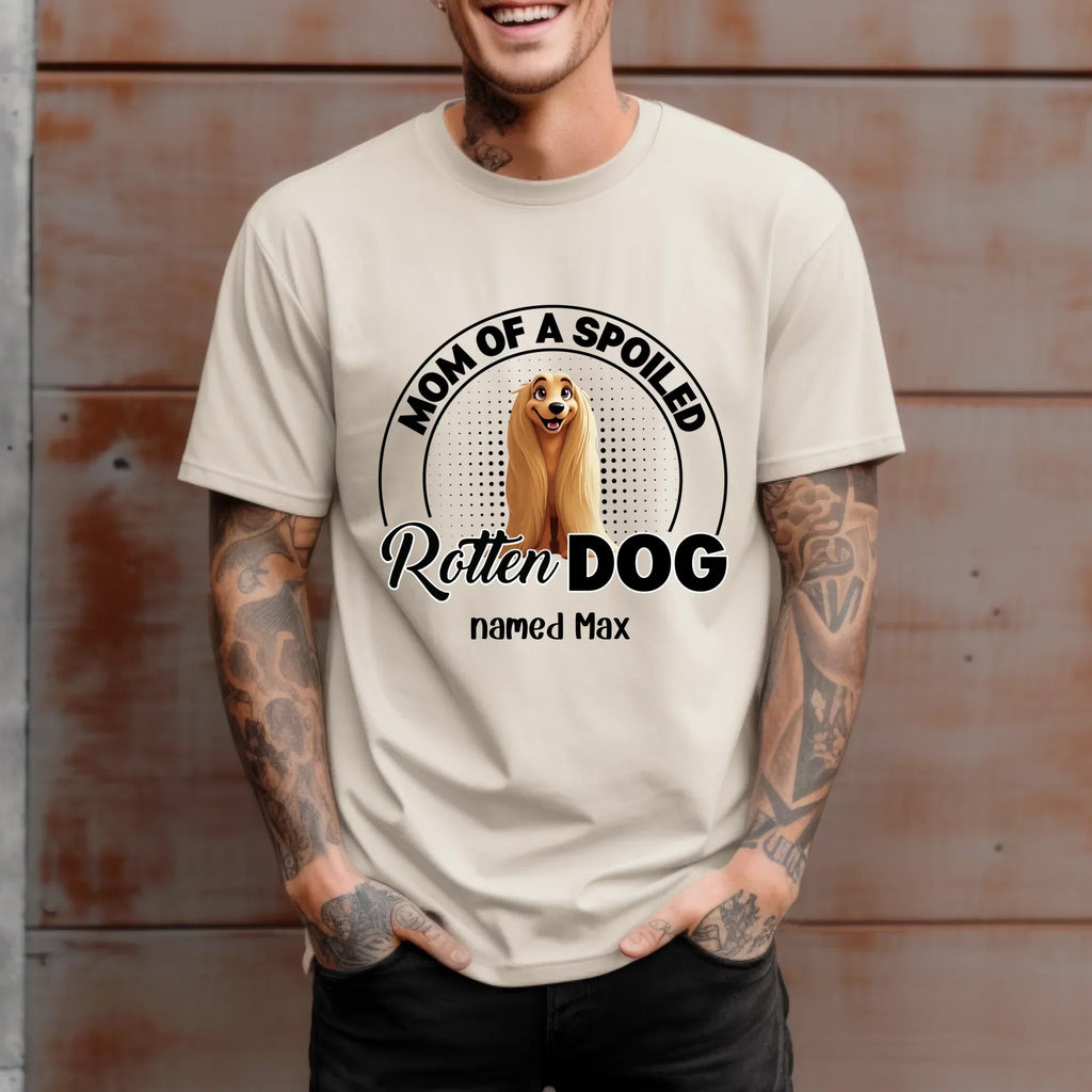 Personalized Dog Dad Mom Custom Pet Breed Name Lovers - Adult & Kids T-Shirts, Sweatshirts & Hoodies apparel design preview 1