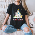 Meowy Catmas Cute Cat Tree Lovers - Adult & Kids T-Shirts, Sweatshirts & Hoodies apparel design preview 1