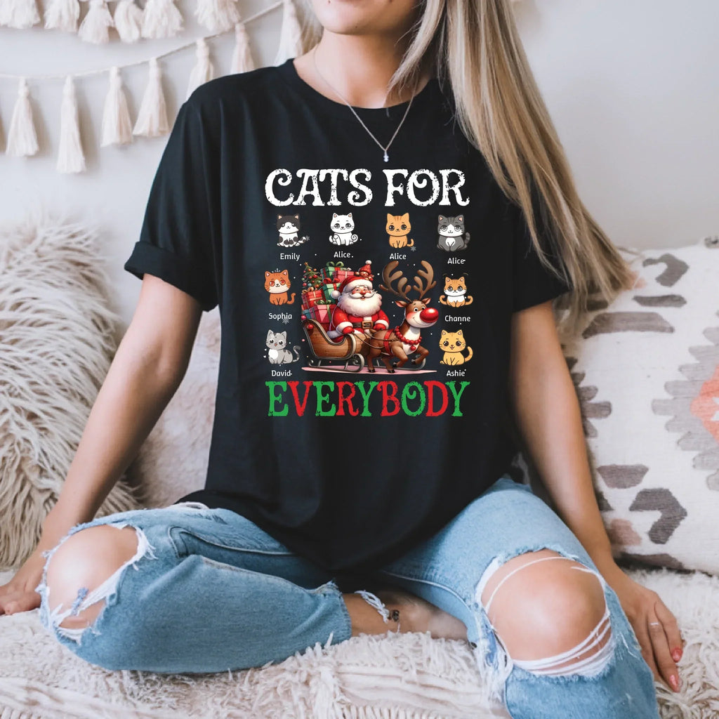 Personalized Cats Everybody Custom Cat Characters - Adult & Kids T-Shirts, Sweatshirts & Hoodies apparel design preview 1