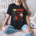 "Six Seven Superhero Fun Fans - Adult & Kids T-Shirts, Sweatshirts & Hoodies apparel design preview 1
