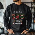 Personalized Merry Family Photo Custom Name Pictures - Adult & Kids T-Shirts, Sweatshirts & Hoodies apparel design preview 1
