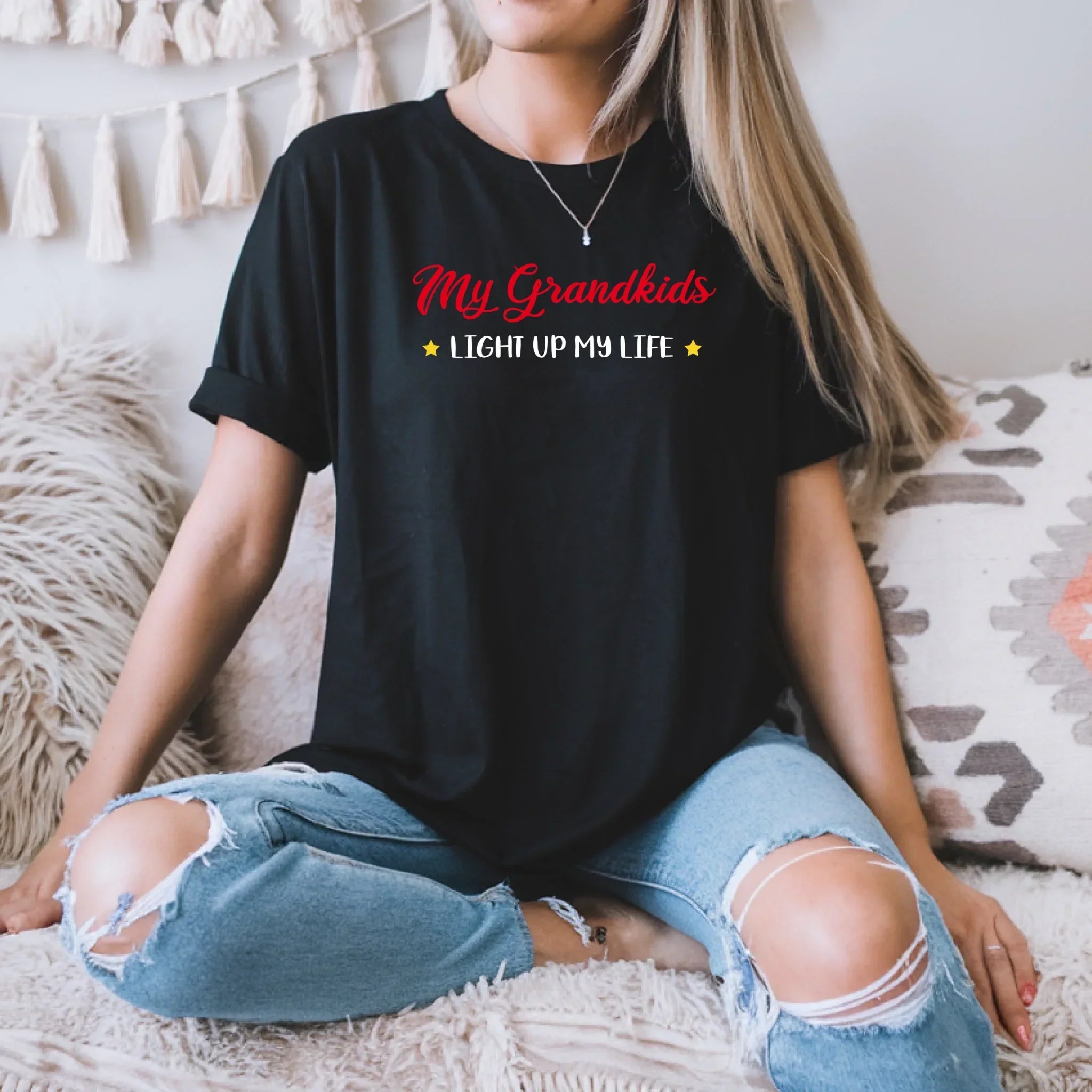 Light Grandma Life Personalized Custom - Adult & Kids T-Shirts, Sweatshirts & Hoodies apparel design preview 1