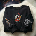 Artemis II Astronaut Moon Landing Embroidered NASA - Adult & Kids T-Shirts, Sweatshirts & Hoodies apparel design preview 1