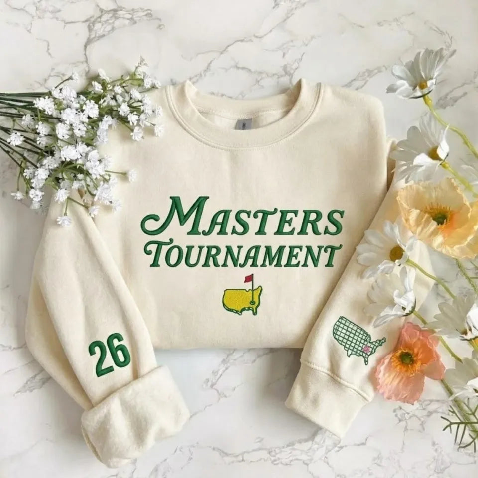 Golf Tournament 2026 Augusta Embroidered - Adult & Kids T-Shirts, Sweatshirts & Hoodies apparel design preview 1