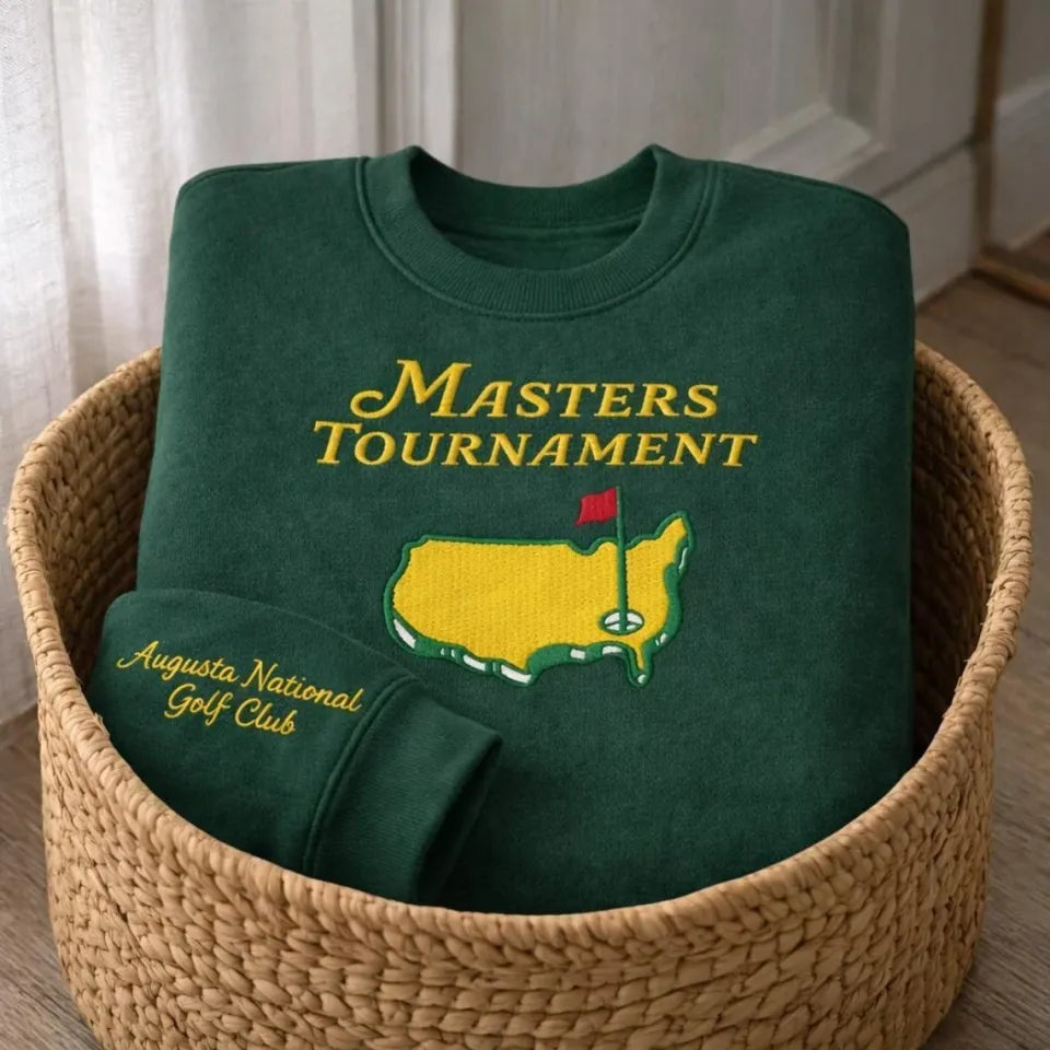 Embroidered Master Golf Tournament Gift, Augusta Fan - Adult & Kids T-Shirts, Sweatshirts & Hoodies apparel design preview 1