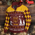 Washington Commanders Christmas Double Stand Collar - Adult & Kids T-Shirts, Sweatshirts & Hoodies apparel design preview 1