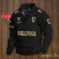 Canterbury Bulldogs Double Breasted Stand Collar - Adult & Kids T-Shirts, Sweatshirts & Hoodies apparel design preview 1