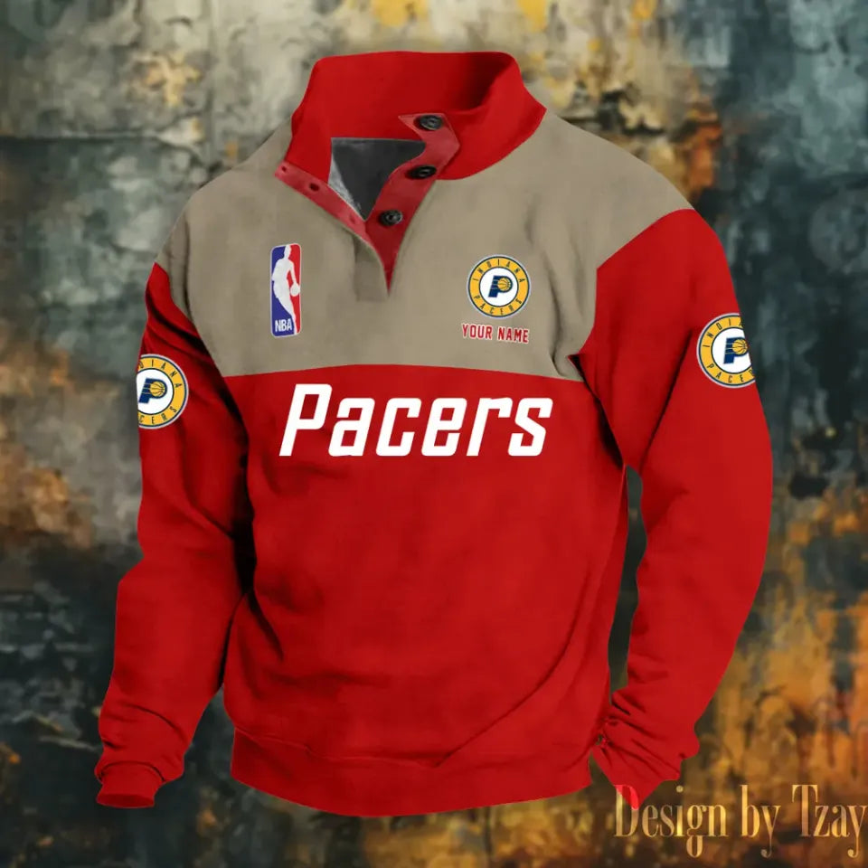 Indiana Pacers Stand Collar - Adult & Kids T-Shirts, Sweatshirts & Hoodies apparel design preview 1
