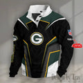 Green Bay Packers football Half Button Stand Collar - Adult & Kids T-Shirts, Sweatshirts & Hoodies apparel design preview 1