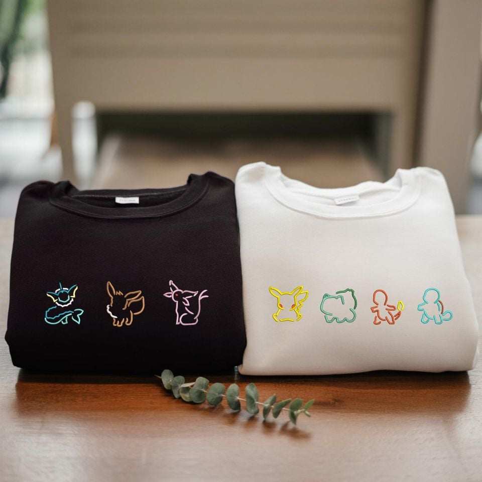 Custom Pocket Beast Outline Embroidered for Kids, - Adult & Kids T-Shirts, Sweatshirts & Hoodies apparel design preview 1