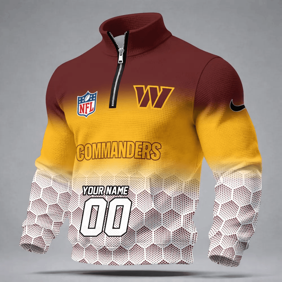 Washington Commanders Durable Quarter-Zip Performance - Adult & Kids T-Shirts, Sweatshirts & Hoodies apparel design preview 1