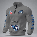 Tennessee Titans Durable Quarter-Zip Performance - Adult & Kids T-Shirts, Sweatshirts & Hoodies apparel design preview 1
