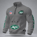 New York Jets Durable Quarter-Zip Performance - Adult & Kids T-Shirts, Sweatshirts & Hoodies apparel design preview 1