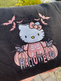 Embroidered Kitty Halloween Inspired - Adult & Kids T-Shirts, Sweatshirts & Hoodies apparel design preview 1