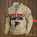 Atlanta Falcons Double Breasted Stand Collar - Adult & Kids T-Shirts, Sweatshirts & Hoodies apparel design preview 1