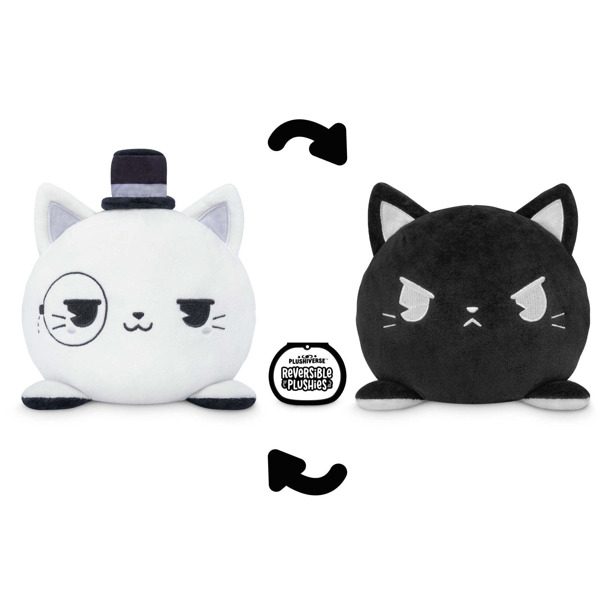 Rubberhose Fancy Cat 6" Reversible Plushie - Adult & Kids T-Shirts, Sweatshirts & Hoodies apparel design preview 1