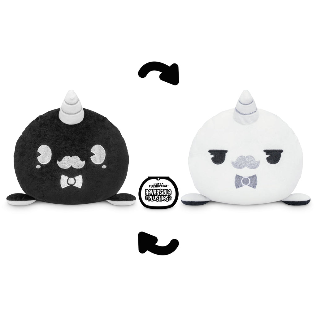 Rubberhose Dapper Narwhal 6" Reversible Plushie - Adult & Kids T-Shirts, Sweatshirts & Hoodies apparel design preview 1