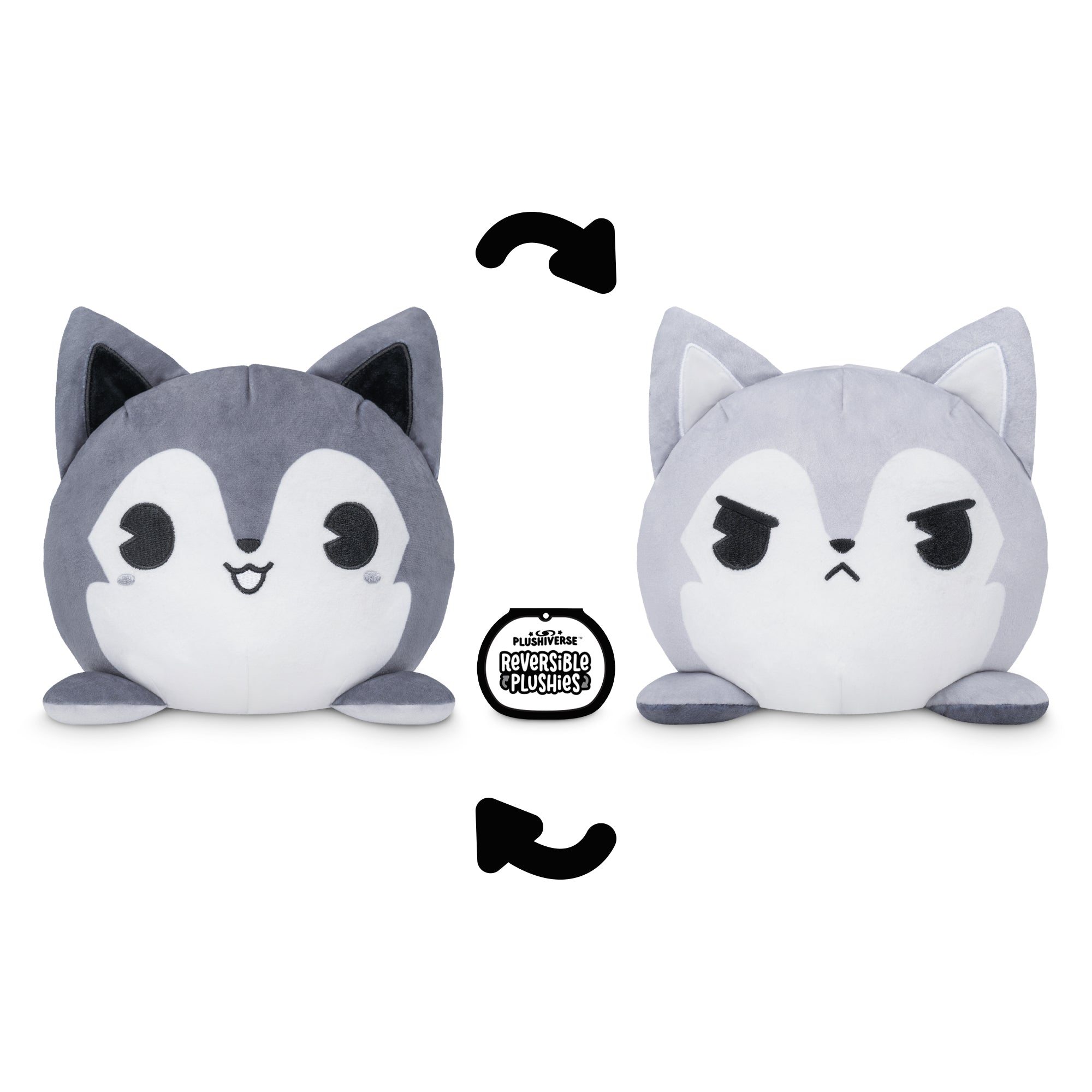 Rubberhose Wolf 6" Reversible Plushie - Adult & Kids T-Shirts, Sweatshirts & Hoodies apparel design preview 1