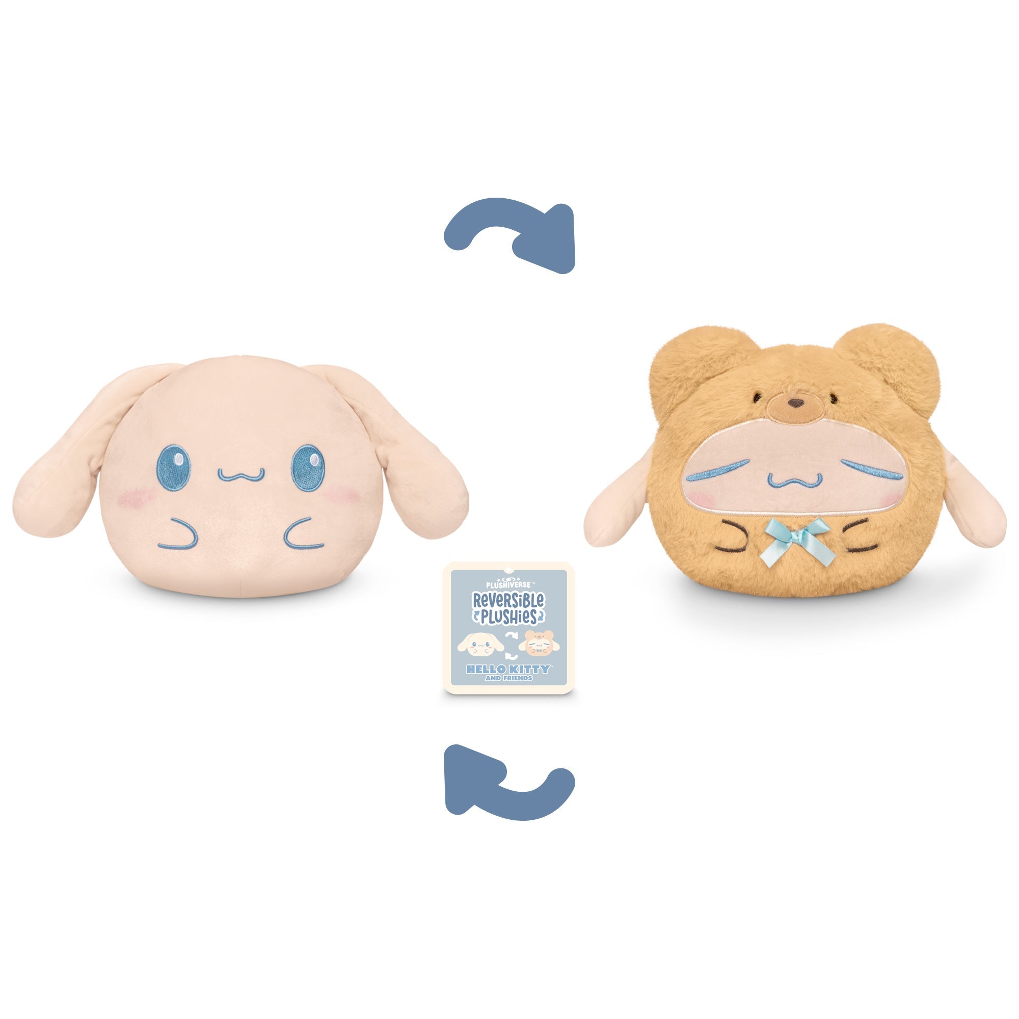 Teddy Bear Cinnamoroll 6" Reversible Plushie - Adult & Kids T-Shirts, Sweatshirts & Hoodies apparel design preview 1