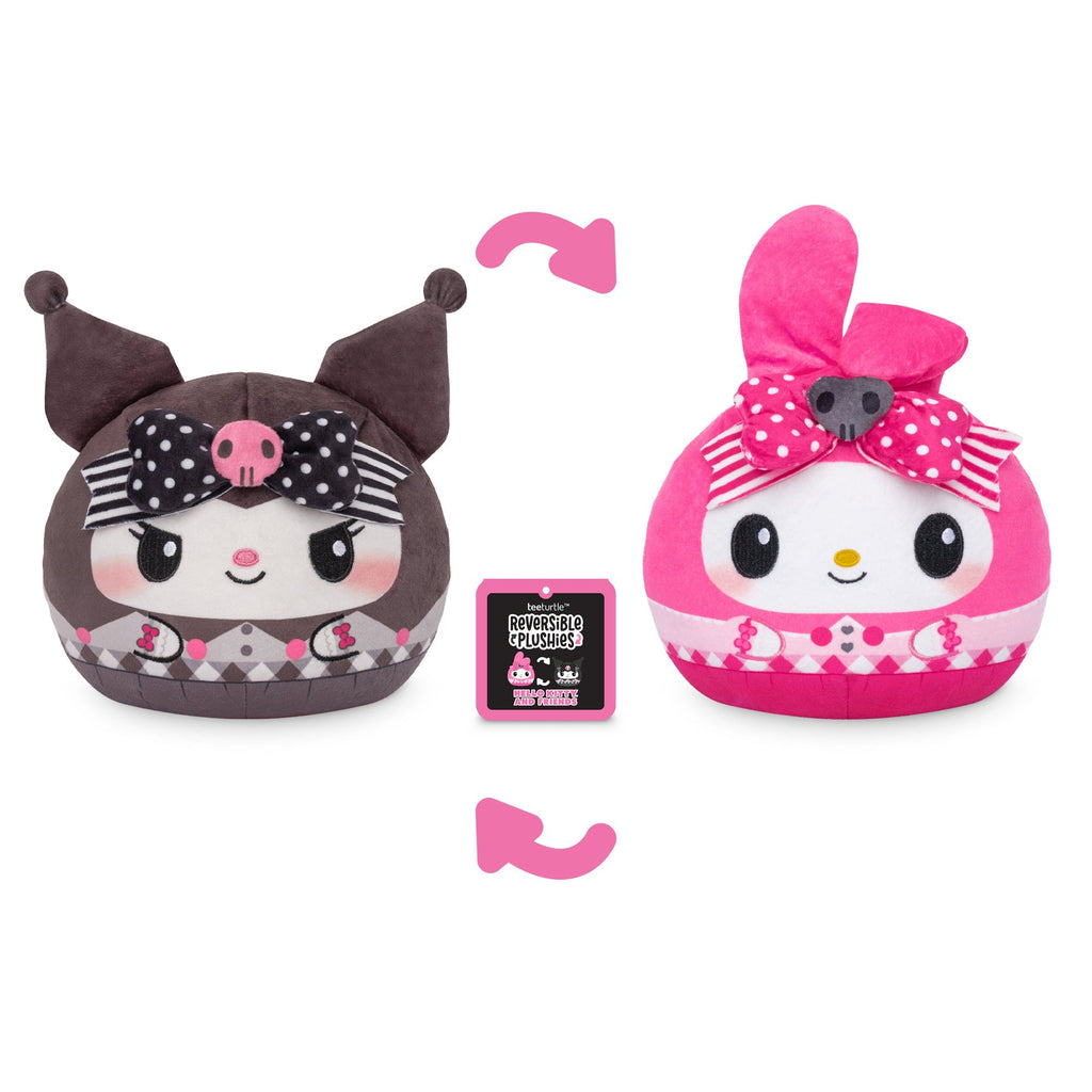 Anniversary My Melody Kuromi 6" Reversible Plushie - Adult & Kids T-Shirts, Sweatshirts & Hoodies apparel design preview 1