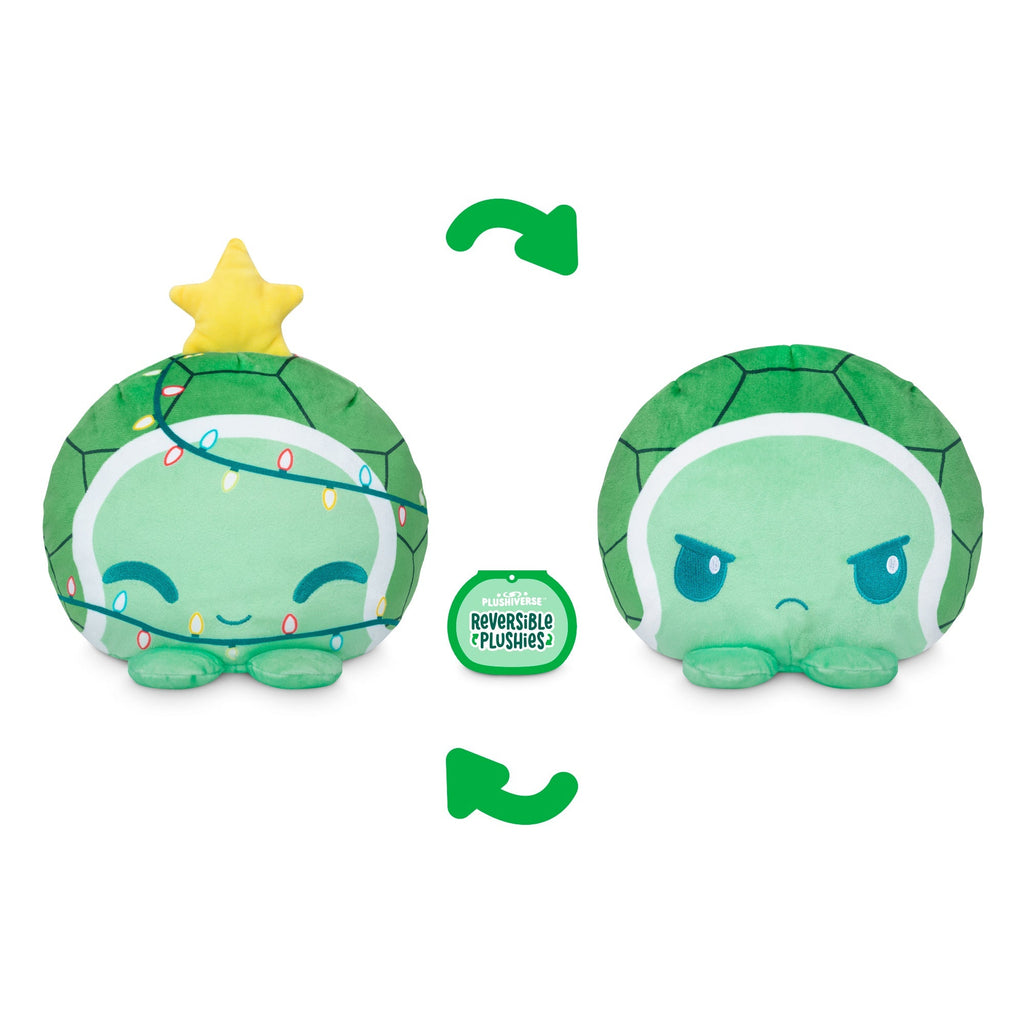 Holiday Turtle 6" Reversible Plushie - Adult & Kids T-Shirts, Sweatshirts & Hoodies apparel design preview 1