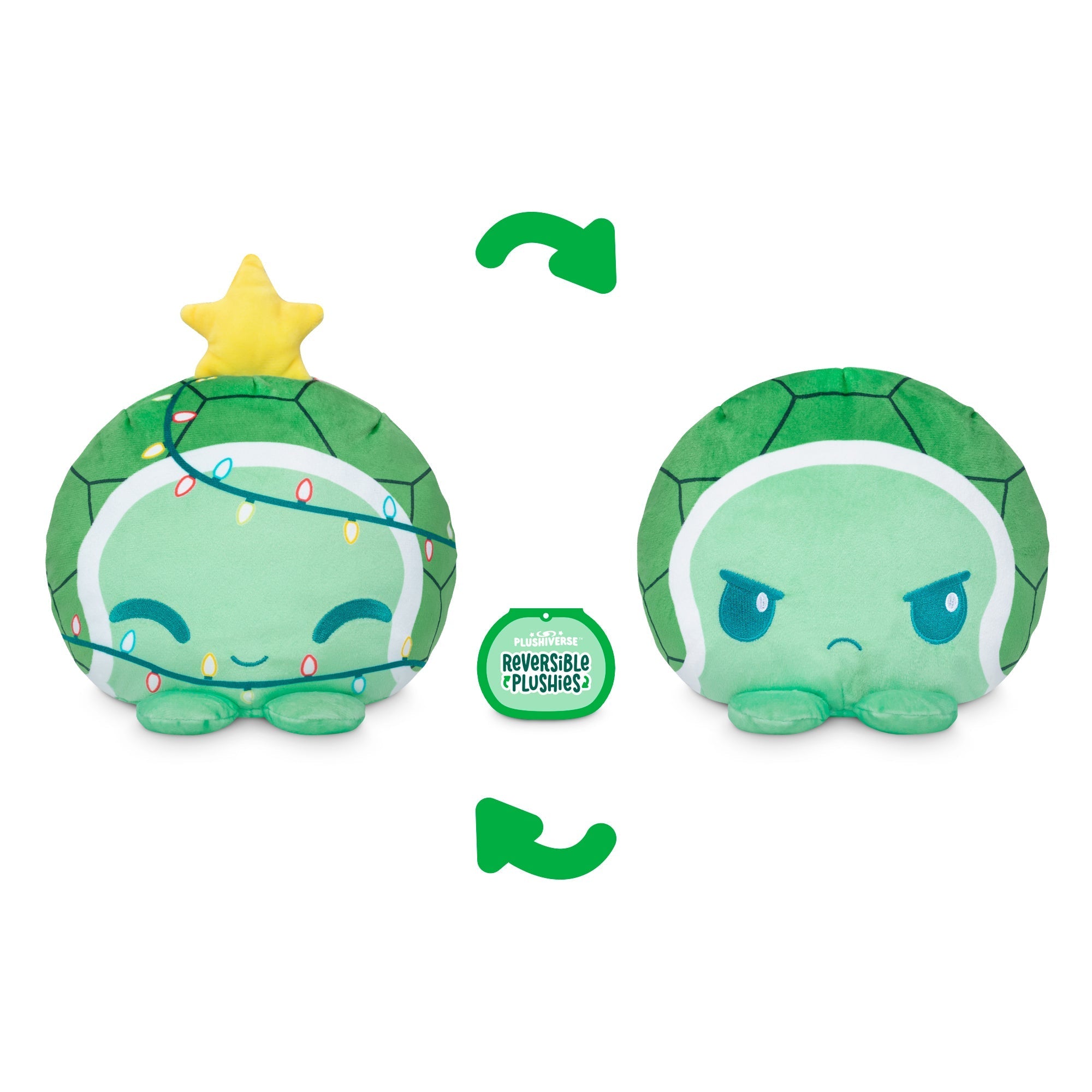 Holiday Turtle 6" Reversible Plushie - Adult & Kids T-Shirts, Sweatshirts & Hoodies apparel design preview 1