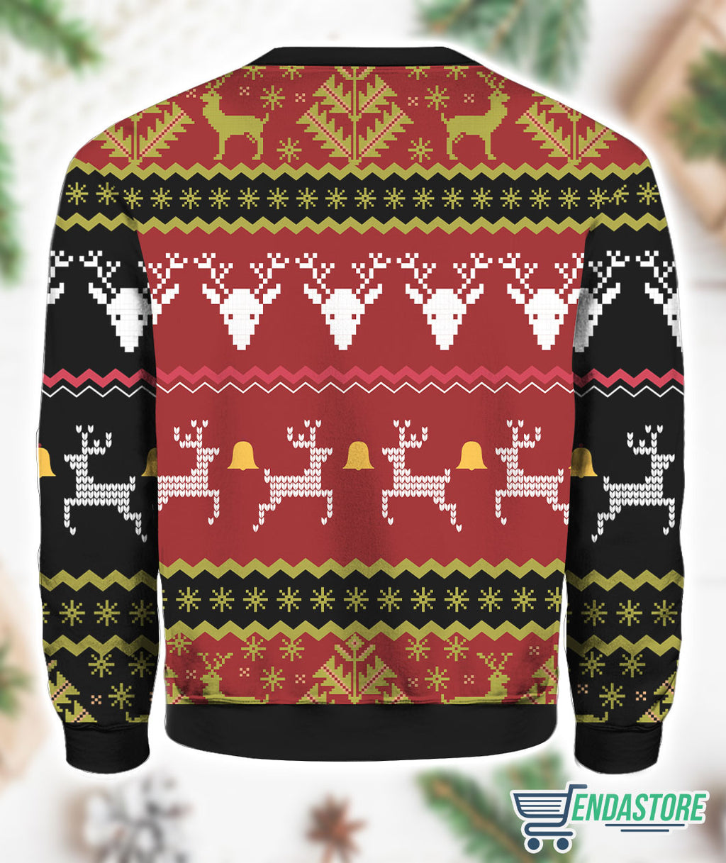 King George Oh It’S Christmas Awesome Wow 3D Christmas Sweater - Holiday Gift product image 4
