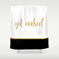 Get Naked, Fun, Bathroom Art and Funny Shower Curtain - Adult & Kids T-Shirts, Sweatshirts & Hoodies apparel design preview 1