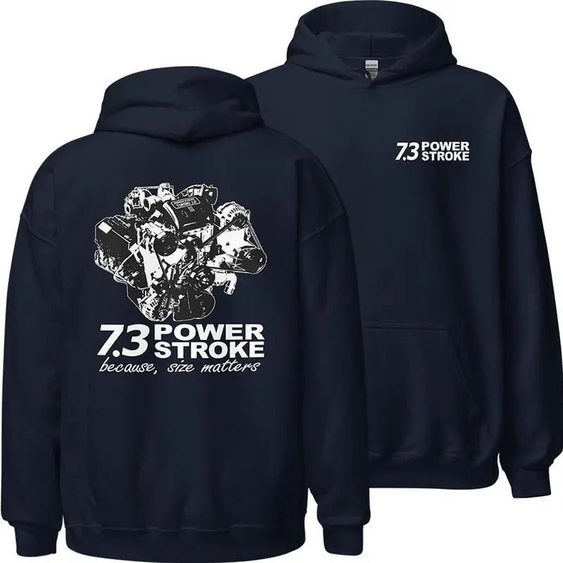 7.3 Power Stroke Powerstroke Diesel Truck American - Adult & Kids T-Shirts, Sweatshirts & Hoodies apparel design preview 1
