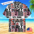 70's Punk Rock Hawaiian - Adult & Kids T-Shirts, Sweatshirts & Hoodies apparel design preview 1