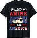 Anime Kawaii Girl Otaku Japanese American Flag 4th Of - Adult & Kids T-Shirts, Sweatshirts & Hoodies apparel design preview 1