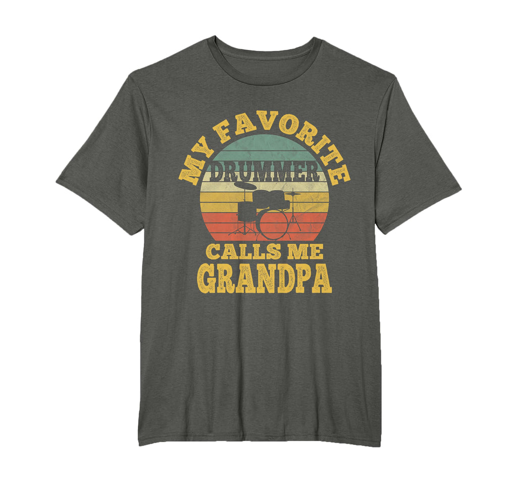 My Favorite Drummer Calls Me Grandpa T-Shirt - Graphic Print for Adults - T-Shirt, Sweatshirt, Hoodie