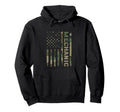 Mechanic Camo American Flag Technician Hoodie - Unique Graphic for Adults - T-Shirt, Sweatshirt, Hoodie