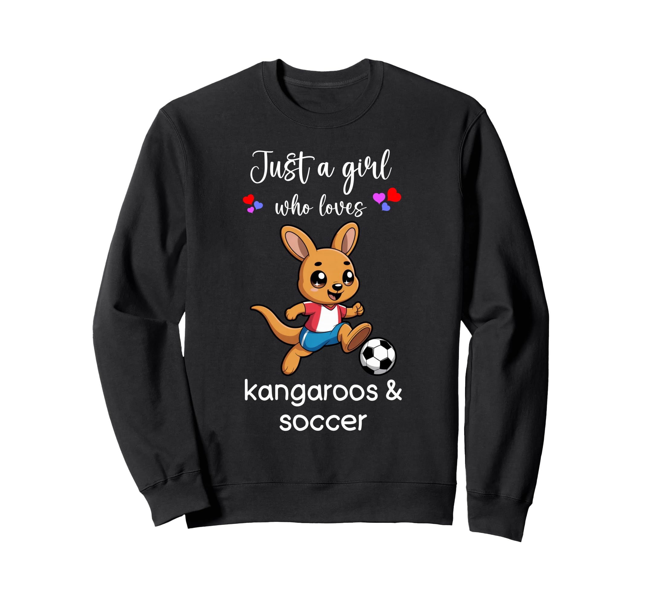 Kangaroo Soccer Kangaroo Soccer Sweatshirt - Custom Art Print Men Women - T-Shirt, Sweatshirt, Hoodie