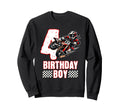 Motocross Birthday Dirt Bike 4Th Sweatshirt - Novelty Apparel for Adults - T-Shirt, Sweatshirt, Hoodie
