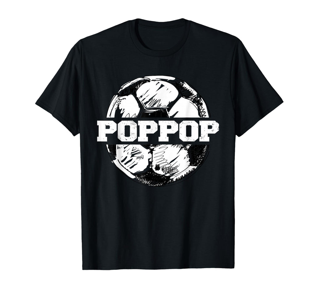 Soccer Poppop Sketch Split Soccer T-Shirt - Casual Everyday Wear Men Women - T-Shirt, Sweatshirt, Hoodie