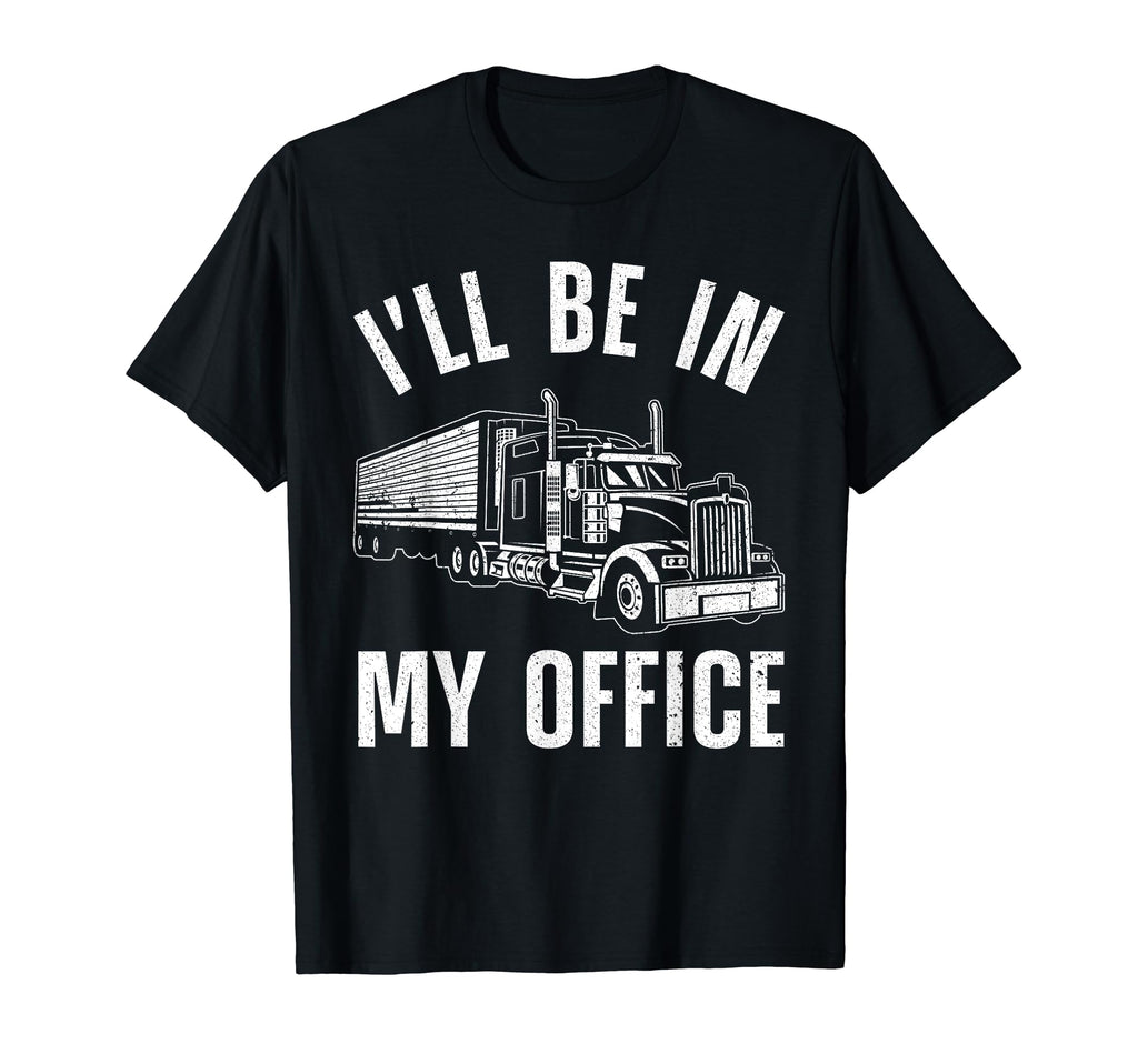 Trucker Dad Semi Truck Driver Mechanic T-Shirt - Unique Graphic Men Women - T-Shirt, Sweatshirt, Hoodie