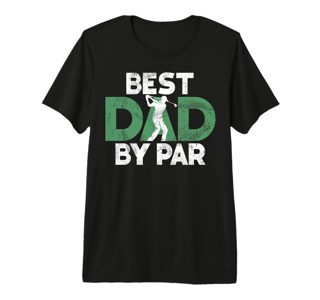 Best Dad Par Golf Dad Tri Blend T-Shirt - Custom Art Print Men Women - T-Shirt, Sweatshirt, Hoodie