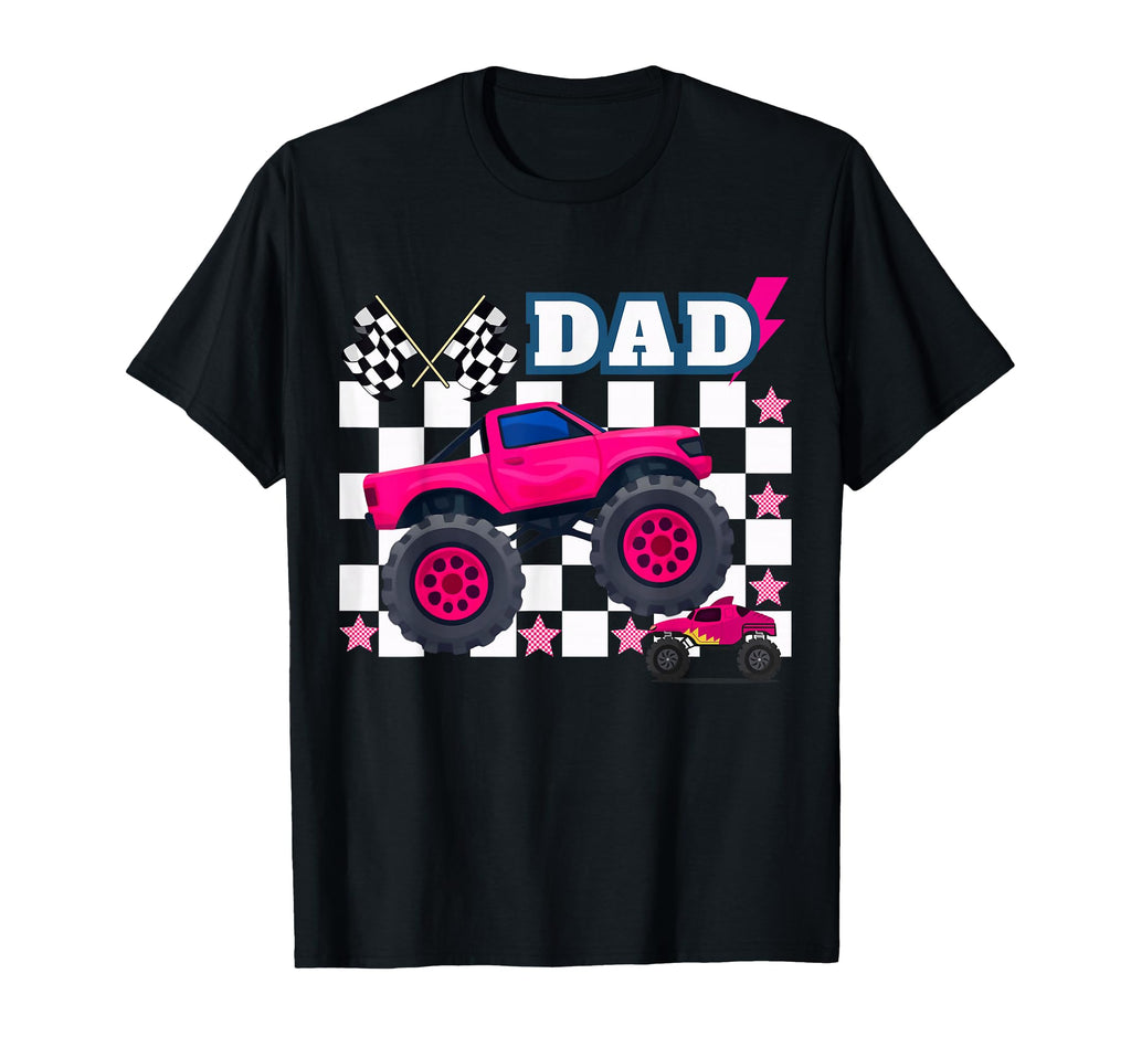 Funny Dad Monster Truck Birthday T-Shirt - Casual Everyday Wear for Adults - T-Shirt, Sweatshirt, Hoodie