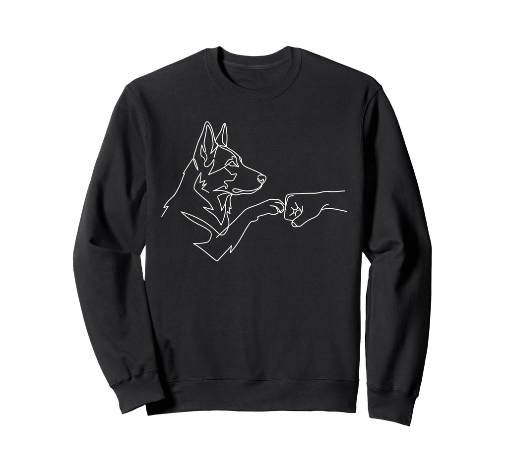 German Dog Tees Dog Mom Dad Sweatshirt - Minimalist Print Men Women - T-Shirt, Sweatshirt, Hoodie