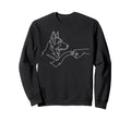 German Dog Tees Dog Mom Dad Sweatshirt - Minimalist Print Men Women - T-Shirt, Sweatshirt, Hoodie