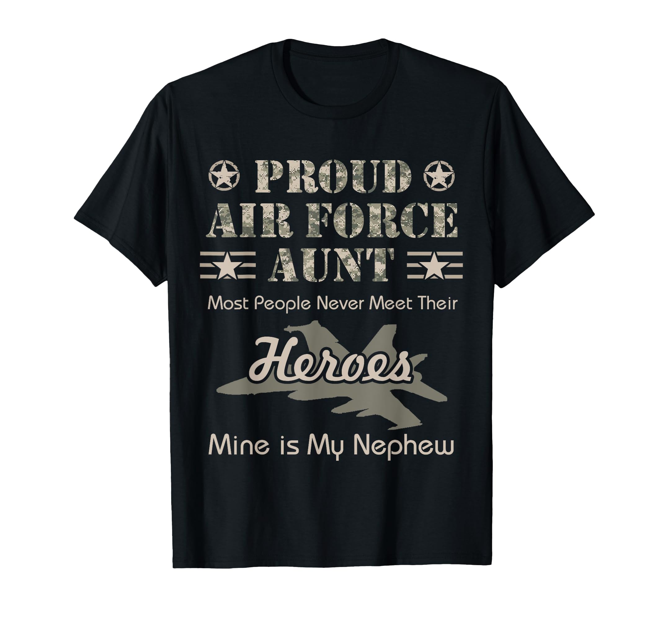 Proud Air Force Aunt T-Shirt - Novelty Apparel for Adults - T-Shirt, Sweatshirt, Hoodie