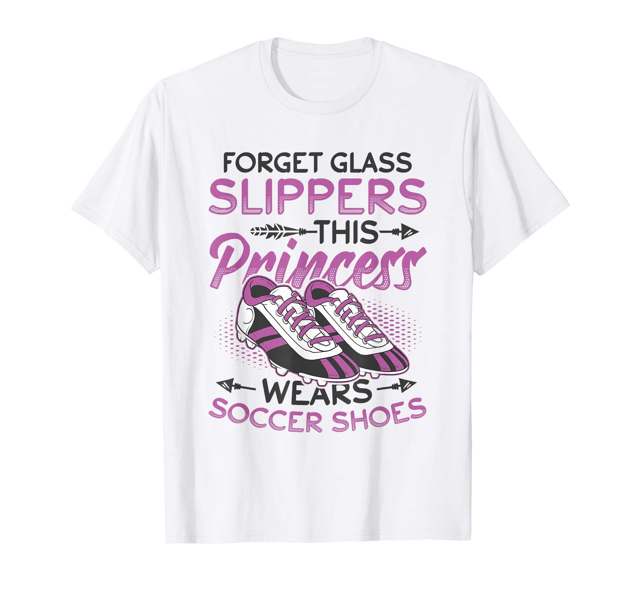Princess Wears Soccer Shoes Female T-Shirt - Unique Graphic for Adults - T-Shirt, Sweatshirt, Hoodie