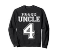 Number 4 Custom Proud Soccer Sweatshirt - Fun Novelty Design for Adults - T-Shirt, Sweatshirt, Hoodie