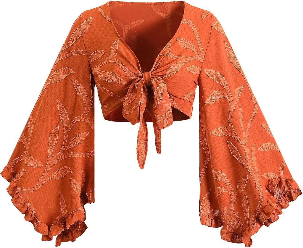 70s Boho Tops for Women Hippie Floral Flowy Disco - Adult & Kids T-Shirts, Sweatshirts & Hoodies apparel design preview 1